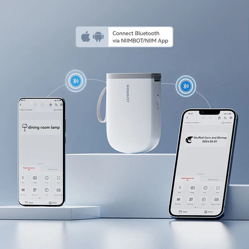 NIIMBOT D11 Portable Bluetooth Label Printer